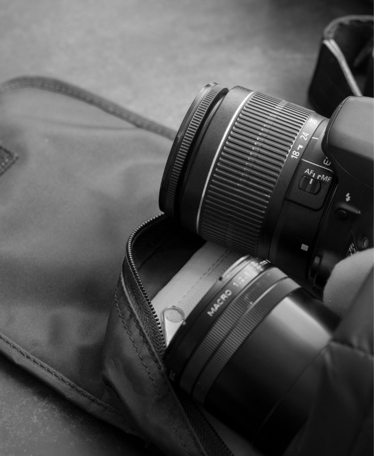 Equipamentos profissionais de fotografia